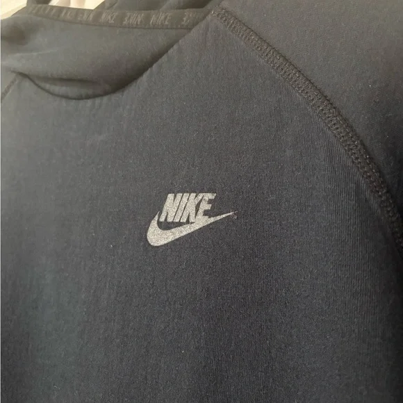Nike Tech Black pull over hoodie size small - Picture 3 of 8